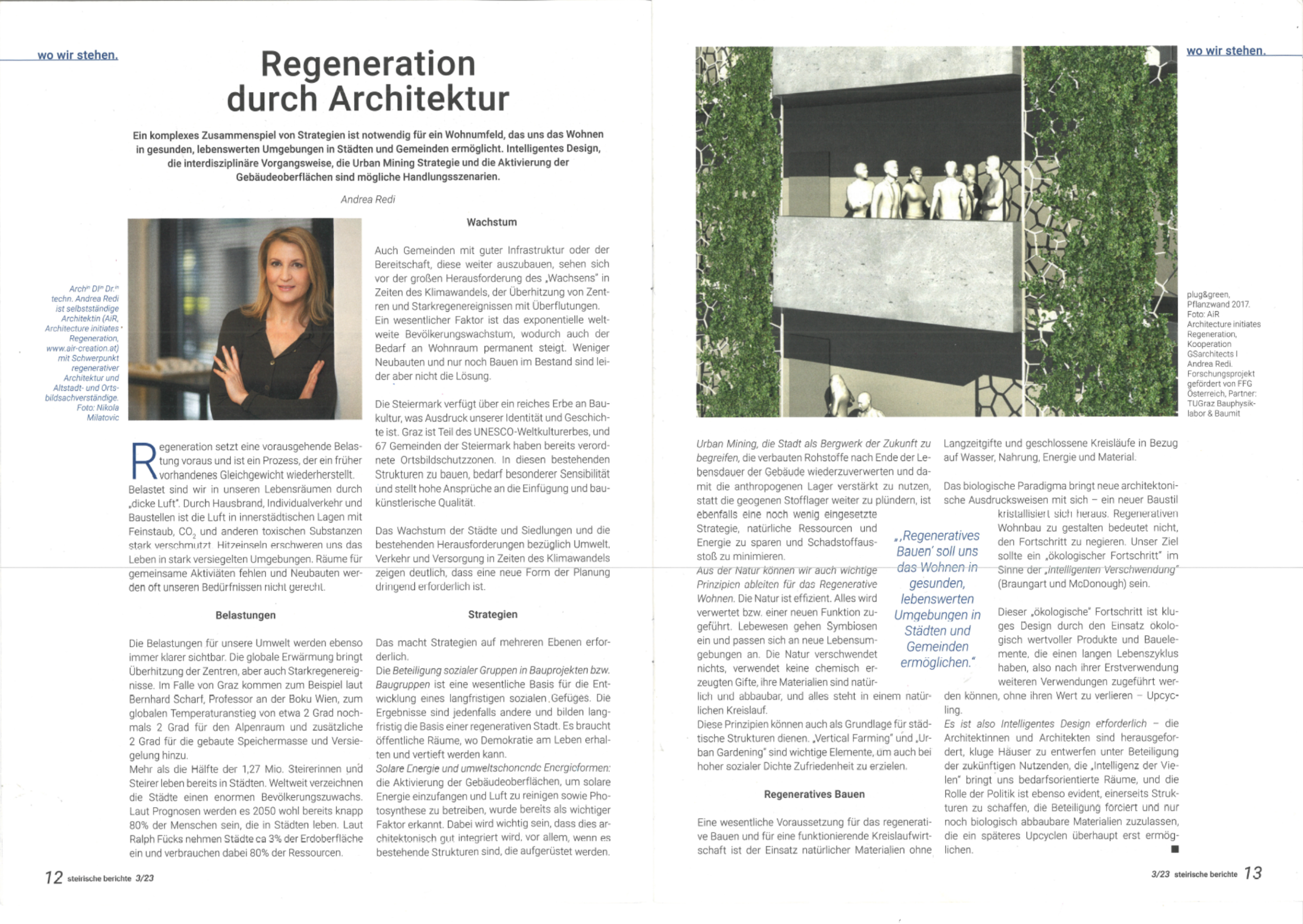 steirische berichte_Regeneration durch Architektur Bericht Andrea